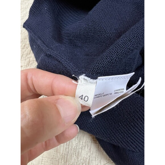 Marni Floral Cardigan Summer Edition 2014 1/2 Sleeve | Navy White | EU 40 US M - Picture 9 of 13